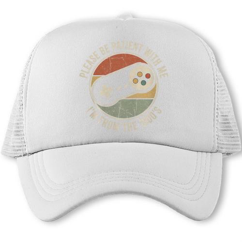 Please Be Patient With Me I'm From The 1900s Retro Gamer Premium Tri-Blend Trucker Cap - Figerry