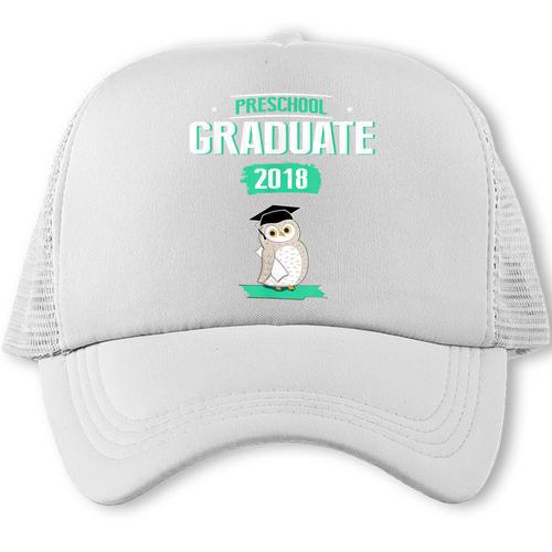 Pre K Graduation Shirt Cute Graduate 2018 Wise Owl Trucker Cap - Best Gift Smart
