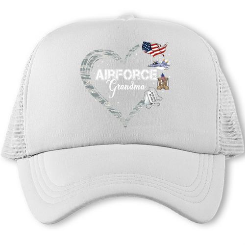 Proud Air Force Grandma Air Force Graduation Grandma USAF Trucker Cap - Best Gift Smart