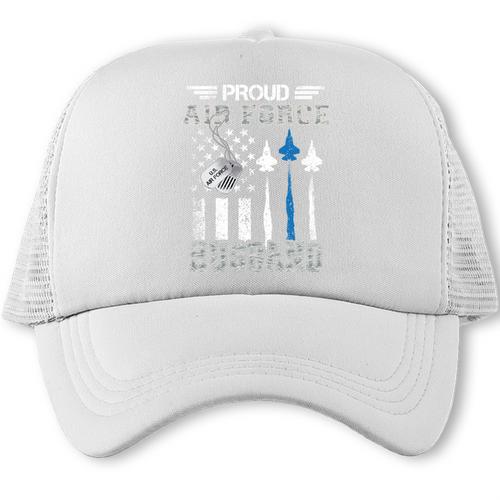 Proud Air Force Husband US Air Force Graduation Husband Trucker Cap - Best Gift Smart