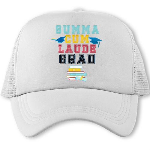 Proud Summa Cum Laude Grad College Graduation T-Shirt Trucker Cap - Best Gift Smart