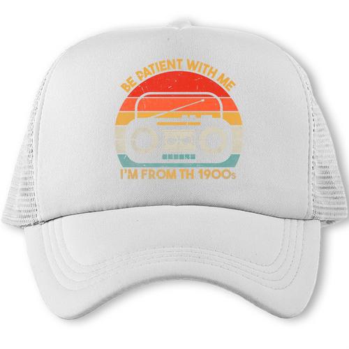 Retro Be Patient With Me I'm From The 1900s Premium Trucker Cap - Figerry