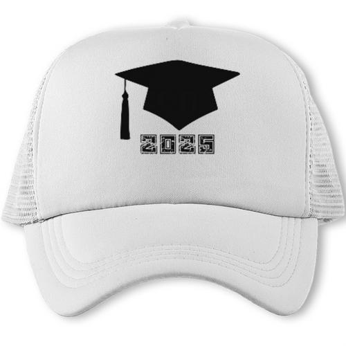 SENIOR 2025 Cute Graduation Class Of 2025 Graduate Trucker Cap - Best Gift Smart
