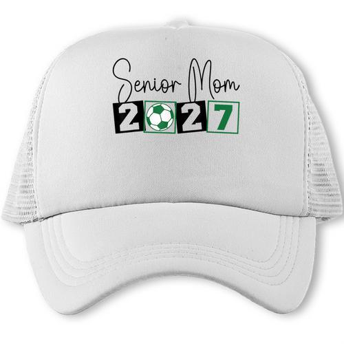 Senior 2027 Soccer Mom Final Season Class Of 2027 Graduation Trucker Cap - Best Gift Smart