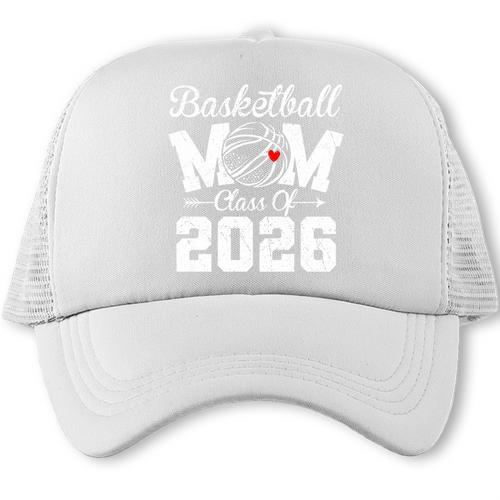 Senior Basketball Mom Class Of 2026 Graduation Premium Tri-Blend Trucker Cap - Best Gift Smart