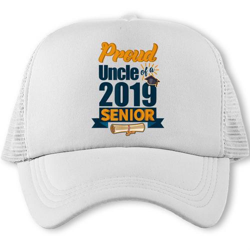 Senior Class Of 2019 Tshirt Graduation School Students Uncle Trucker Cap - Best Gift Smart