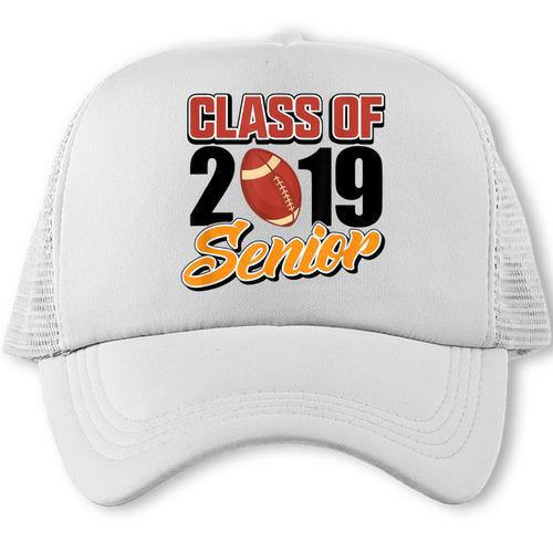 Senior Class Of 2019 Tshirt Graduation Students Football Trucker Cap - Best Gift Smart