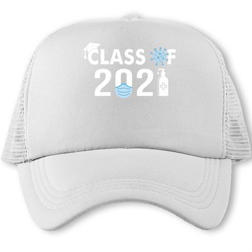 Senior Class Of 2021 Grad Shirt 2021 Graduation Trucker Cap - Best Gift Smart