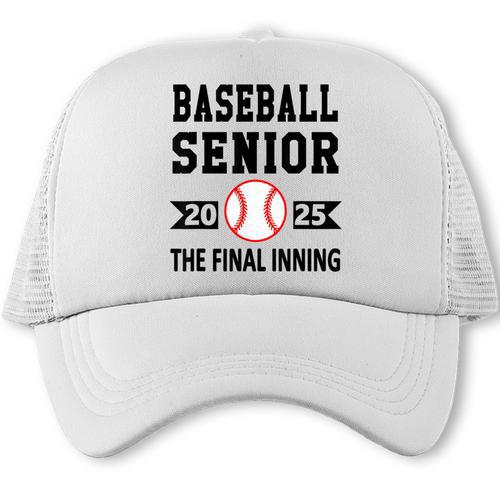 Senior Class Of 2025 Baseball Senior Night Graduation Party Trucker Cap - Best Gift Smart