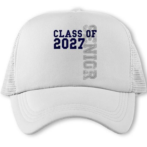 Senior Class Of 2027 Graduation Year High School & College Trucker Cap - Best Gift Smart