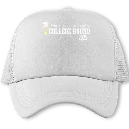 Seniors Graduation 2025 Bright High School Graduate Premium Trucker Cap - Best Gift Smart