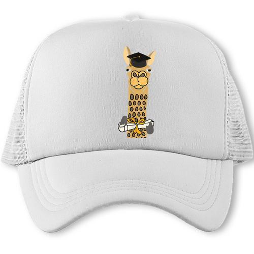 SmileteesGrad Llama Graduation T-Shirt Trucker Cap - Best Gift Smart