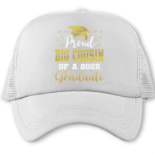 Super Proud Big Cousin Of 2025 Graduate Graduation Family Premium Trucker Cap - Best Gift Smart