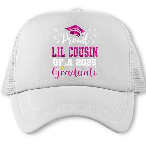 Super Proud Little Cousin Of 2025 Graduate Graduation Family Premium Tri-Blend Trucker Cap - Best Gift Smart