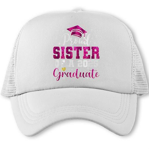 Super Proud Sister Of 2025 Graduate Senior Graduation Family Premium Tri-Blend Trucker Cap - Best Gift Smart