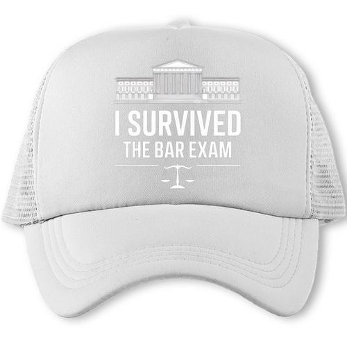 I Survived The Bar Exam Law School Lawyer Graduation Trucker Cap - Best Gift Smart
