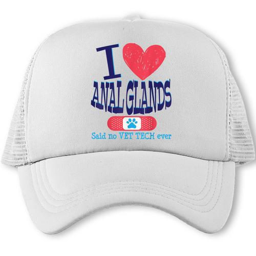 Vet Tech I Love Veterinary Technician Graduation Trucker Cap - Best Gift Smart