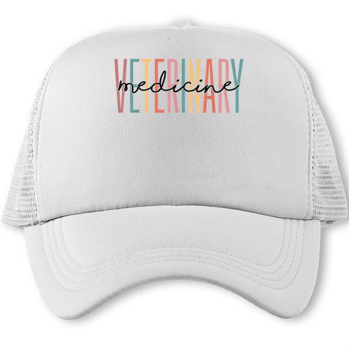 Veterinary Medicine Vet Tech DVM LVT Graduation Trucker Cap - Best Gift Smart