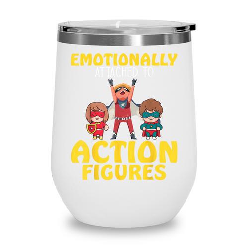 Action Figure Collector Comic Books Wine Tumbler - Bookorys UK
