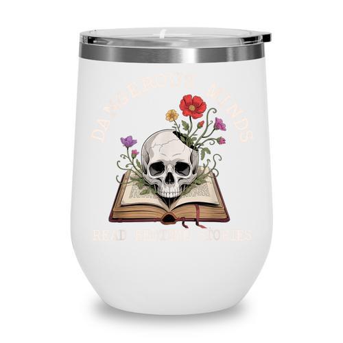 Banned Books Week Read Reading Book Lover Librarian Wine Tumbler - Bookorys CA