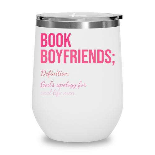 Book Boyfriends Definition Wine Tumbler - Bookorys DE