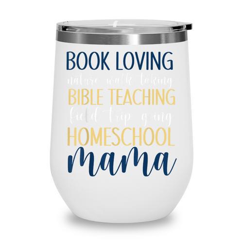 Book Loving Nature Walk Taking Bible Teaching Field Trip Wine Tumbler - Bookorys