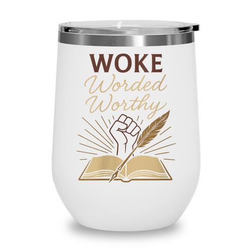 And Booked Afro Literary Pride Book Club Culture Wine Tumbler - Bookorys