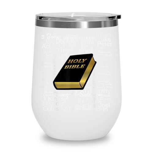 Books Of The Bible Wine Tumbler - Bookorys DE