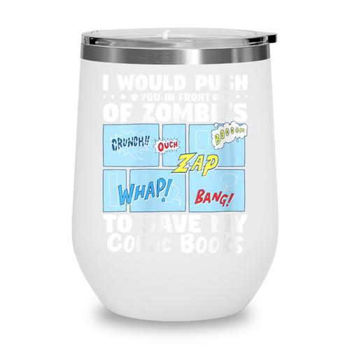 Comics Collecting Book Collector Guide Comics Lover Wine Tumbler - Bookorys DE