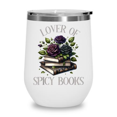 Dark Romance Book Lover Spicy Books Bookish Merch Morally Wine Tumbler - Bookorys CA