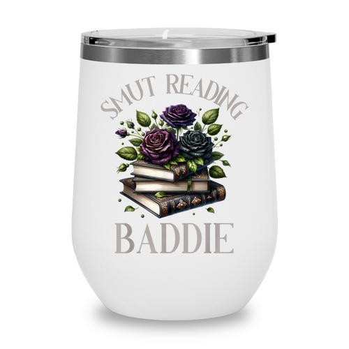 Dark Romance Reader Smutt Book Merch Spicy Books Smut Baddie Wine Tumbler - Bookorys DE