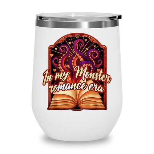 Dark Romance Smut Reader Spicy Book In My Monster Romance Wine Tumbler - Bookorys