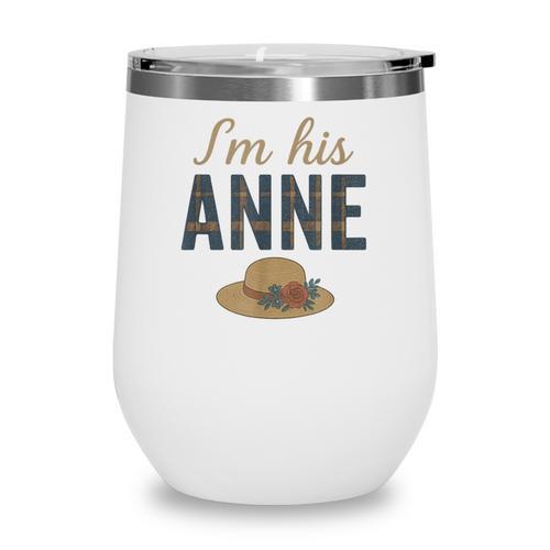 I'm His Anne Romantic Book Lover Vintage Wine Tumbler - Bookorys CA