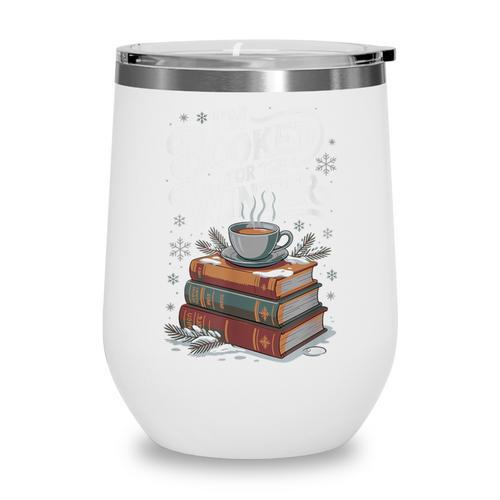 I'm Booked For The Winter Book Lover Wine Tumbler - Bookorys
