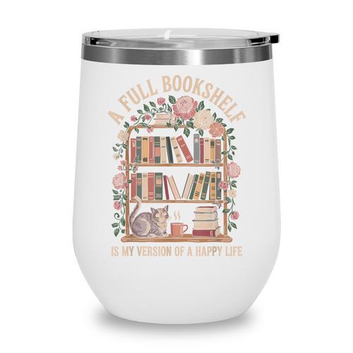 Librarian For Book Lover And Reader Reading Wine Tumbler - Bookorys DE