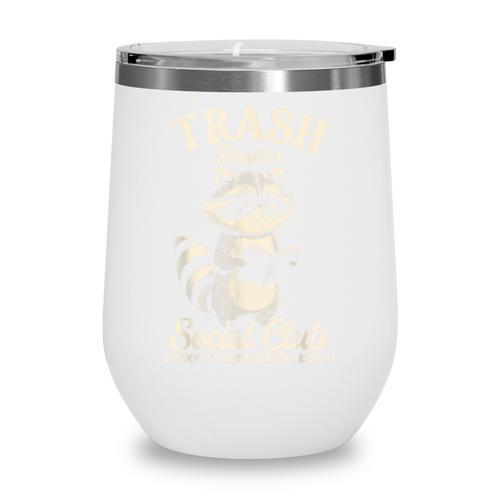 Raccoon Bookworm Readers Library Smut Reader Spicy Book Romance Rash Reader Social Club Wine Tumbler - Bookorys CA
