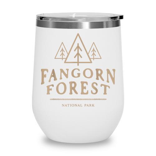 Retro Vintage Fangorn Forest National Park Bookworms Saying Wine Tumbler - Bookorys CA