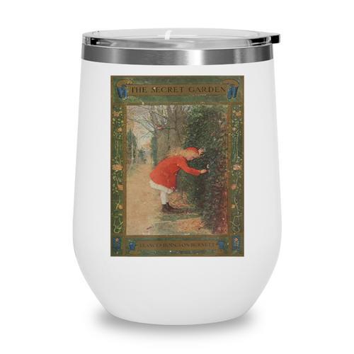 The Secret Garden Book Cover Wine Tumbler - Bookorys