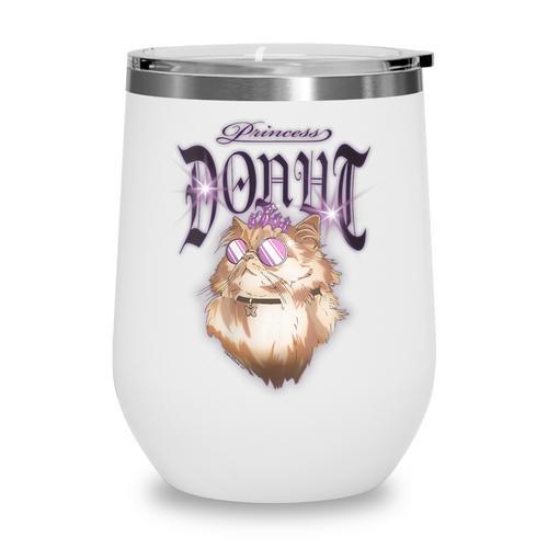 Women's Dungeon Crawler Carl Airbrushed Princess Donut Series Book Wine Tumbler - Bookorys CA