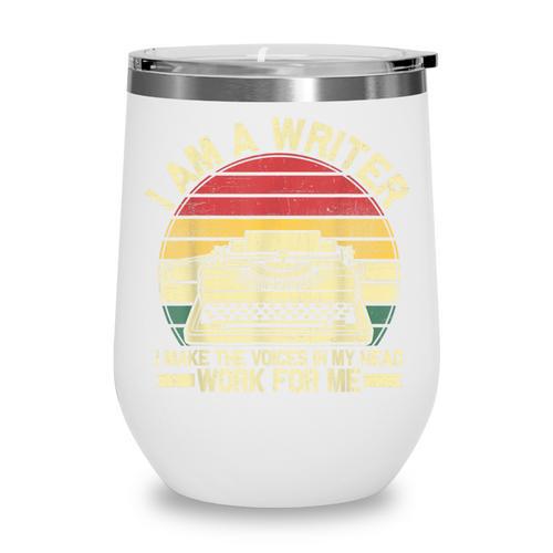 Writer Shirt Men Women Author Book Novelist Poet Wine Tumbler - Bookorys