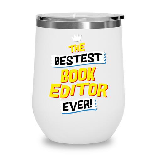 Best Book Editor Job Occupation Premium Tri-Blend Wine Tumbler - Bookorys