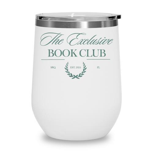 Graphic Book Club Sweatshirt Wine Tumbler - Bookorys DE