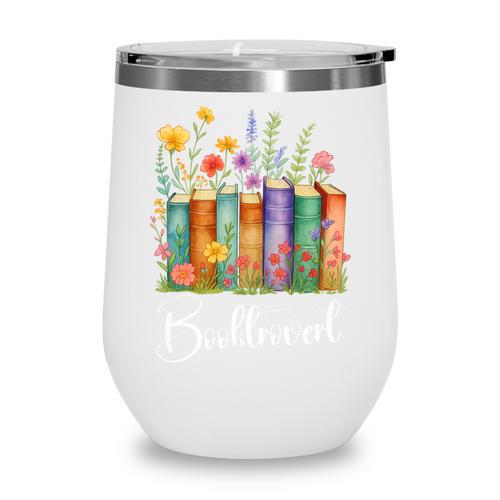 Booktrovert Book Reader Book Nerd Book Reading Lover Premium Tri-Blend Wine Tumbler - Bookorys DE
