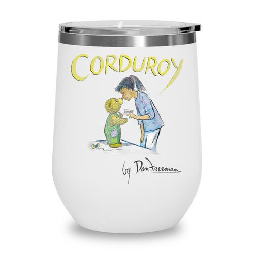 Corduroy Classic Book Cover Vintage Style Children's Book Wine Tumbler - Bookorys