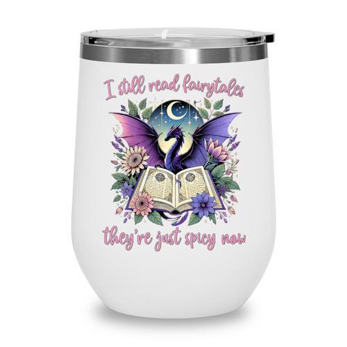 Dragon Bookish Romantasy Smut Merch Spicy Book Lover Premium Wine Tumbler - Bookorys DE