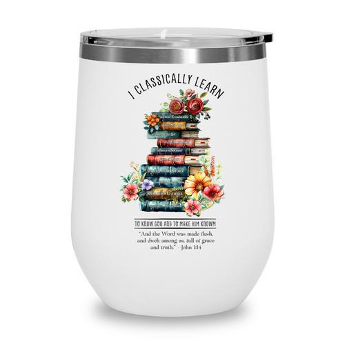 Essentials Classical Conversations CC Tutor Books Wine Tumbler - Bookorys UK