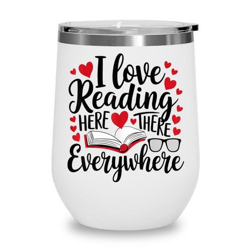 Its A Good Day To Read Book Across America Kids Wine Tumbler - Bookorys