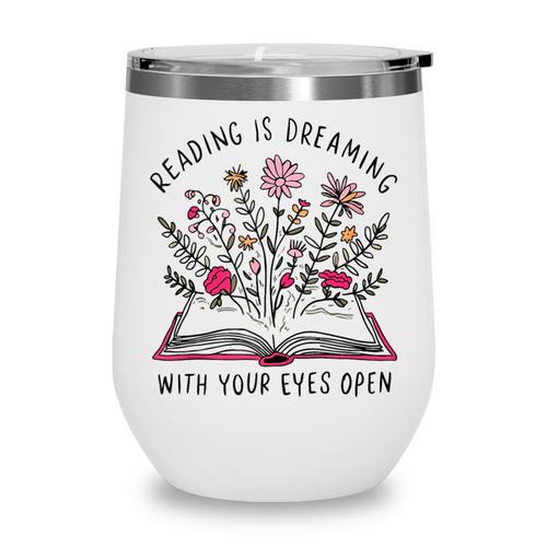 Librarian Cute Bookish It's A Good Day To Read A Book Lover Wine Tumbler - Bookorys