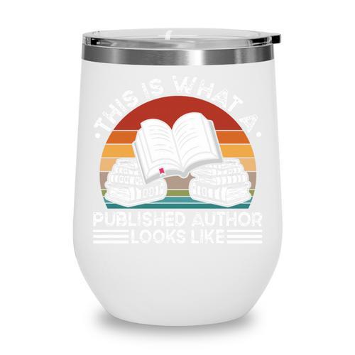 Published Author Book Writer Book Writing Novelist Premium Tri-Blend Wine Tumbler - Bookorys UK