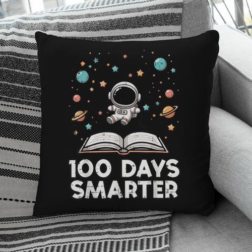 100 Days Smarter Astronaut Book 100th Day Girls Kids Women Pillowcase - Bookorys DE